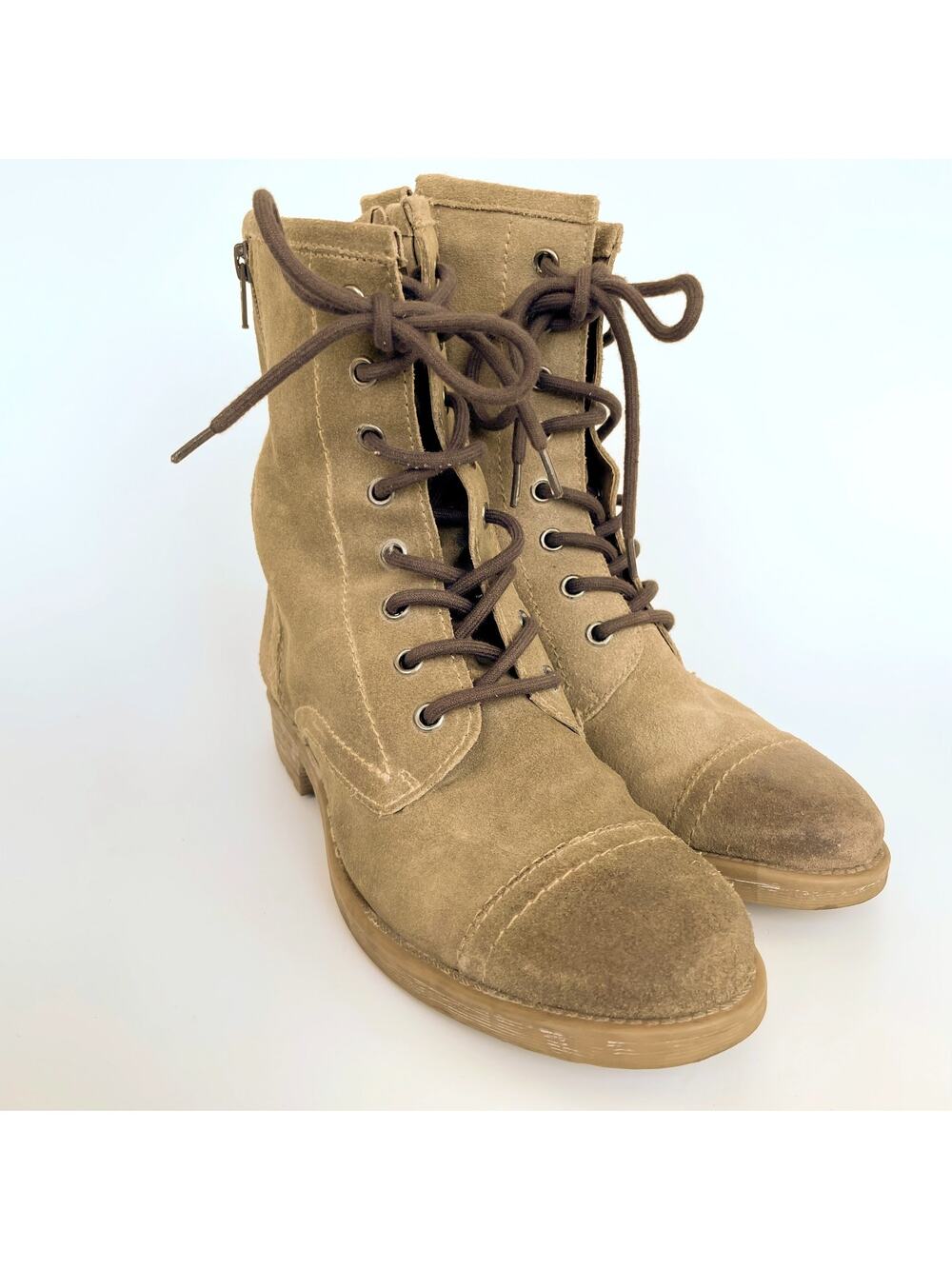 Roan Bed Stu Affair Combat Boots Sz 7 Fairy Grunge Indie Sleaze Lace Up Military
